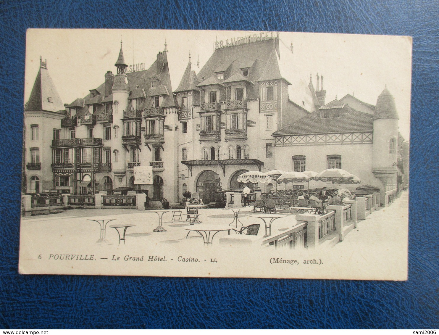 CPA 76 POURVILLE LE GRAND HOTEL CASINO - Autres & Non Classés