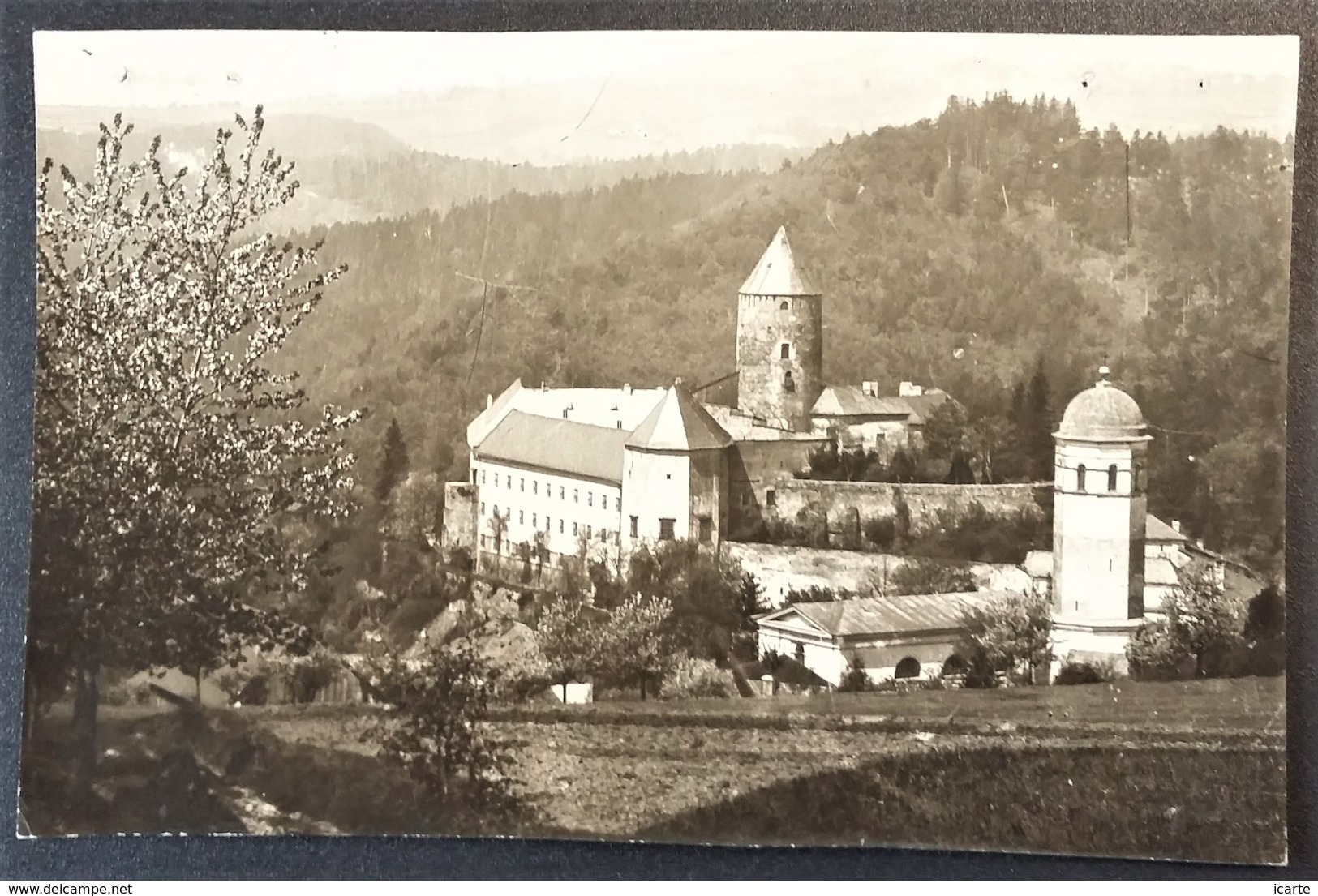 CP Photo Château Prisonnier De Guerre OFLAG VIII H Horní Dlouhá Louka Rèp. Tchèque Vers Billy-Montigny Pas De Calais - Guerre De 1939-45