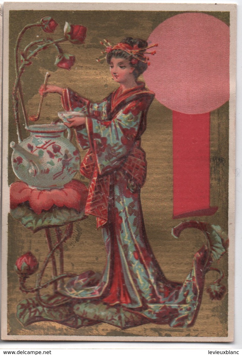 6 Chromos à Fond Doré/Tapioca Universel / Personnages Japonais Ou Chinois ? /Vers 1885-1895  IMA537 - Autres & Non Classés