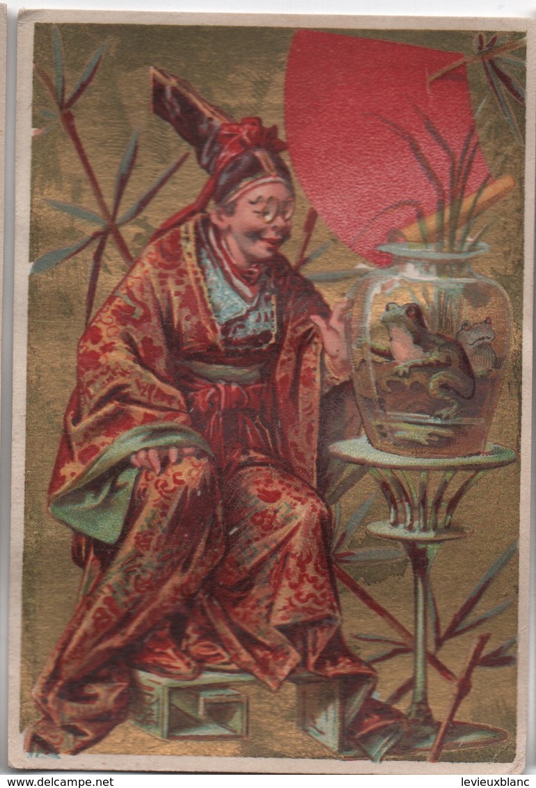 6 Chromos à fond doré/Tapioca Universel / Personnages Japonais ou Chinois ? /Vers 1885-1895  IMA537