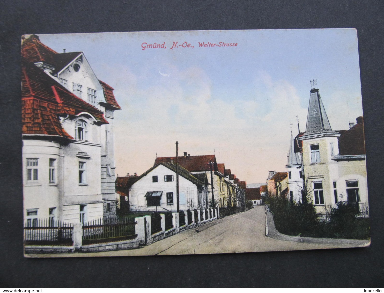 AK GMÜND Walter Strasse 1915//  D*34861 - Gmünd