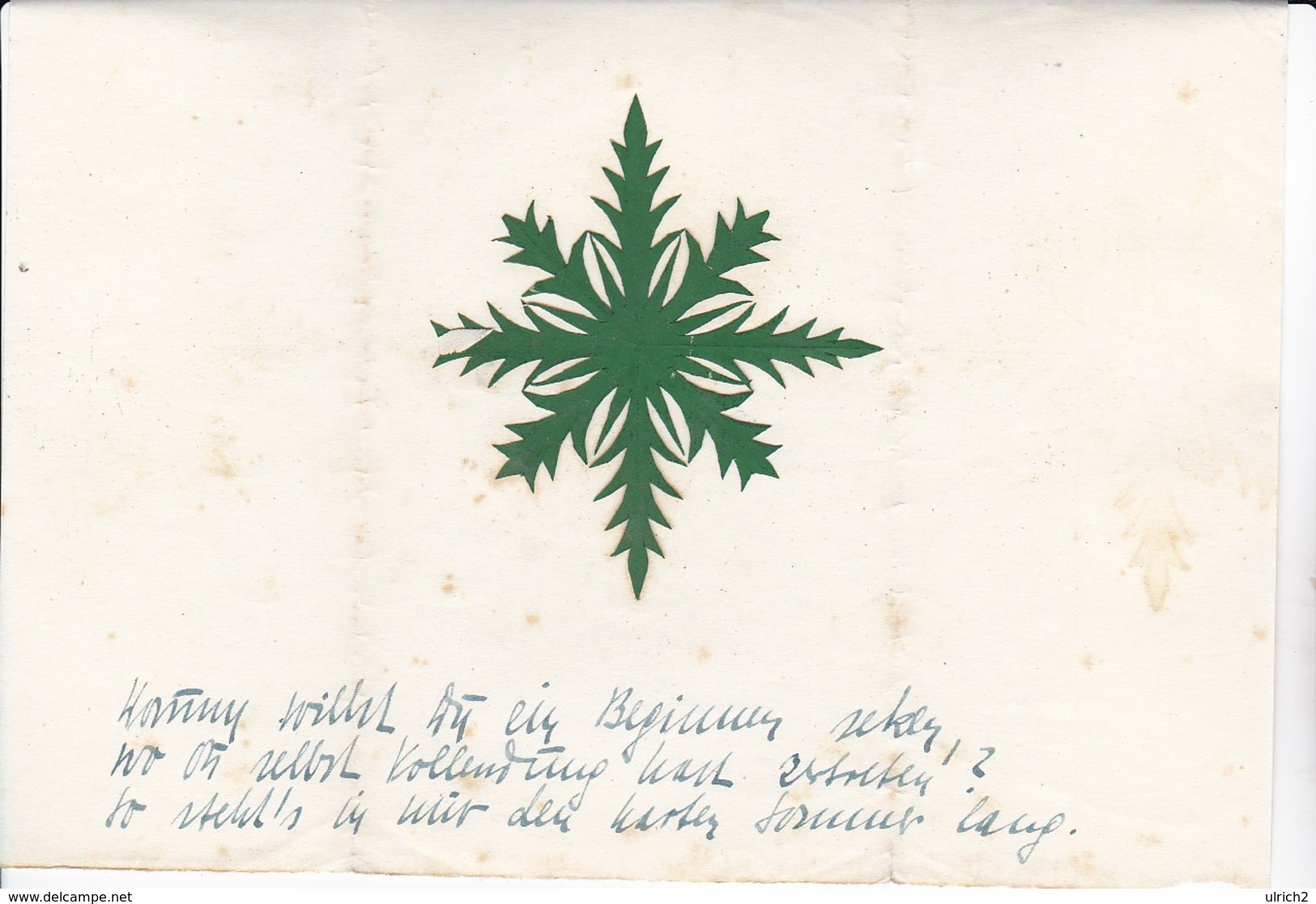 Scherenschnitt  -  Florales Muster - Blattgröße 20*14cm - 1948 (37575) - Scherenschnitte