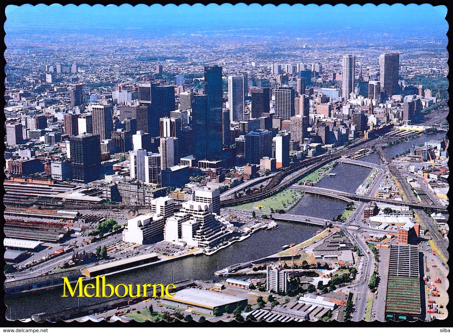 Australia Melbourne 1990 / Panorama, Skyscrapers - Melbourne