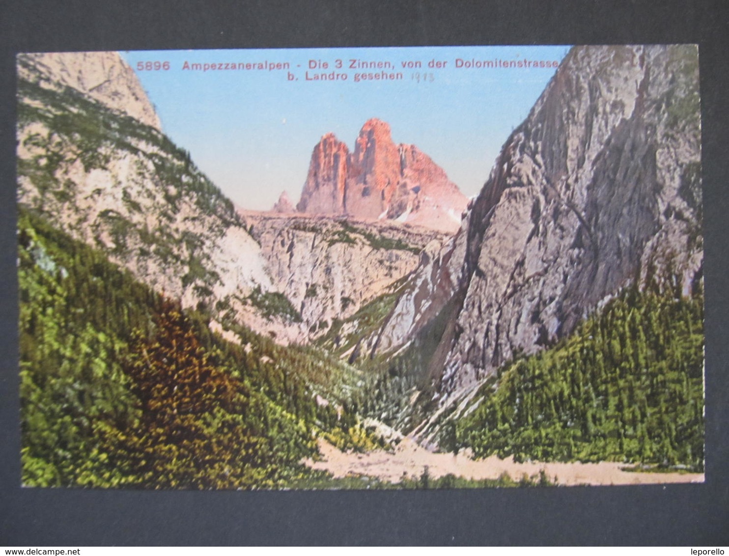 AK DREI ZINNEN  Dolomiten Ca.1910 //  D*34876 - Sonstige & Ohne Zuordnung