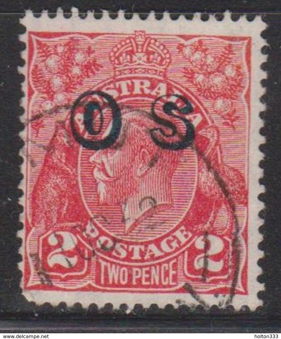 AUSTRALIA Scott # O8 Used - KGV Head With OS Overprint - Oblitérés