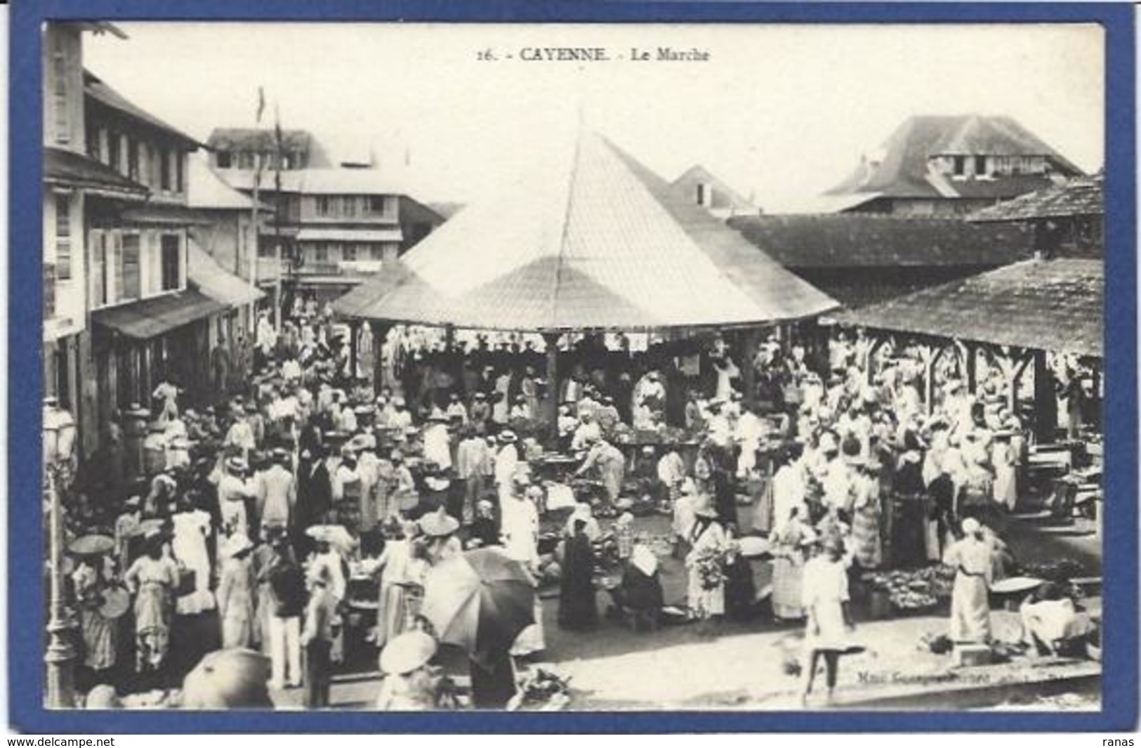 CPA Guyane Non Circulé Cayenne Marché Market - Cayenne