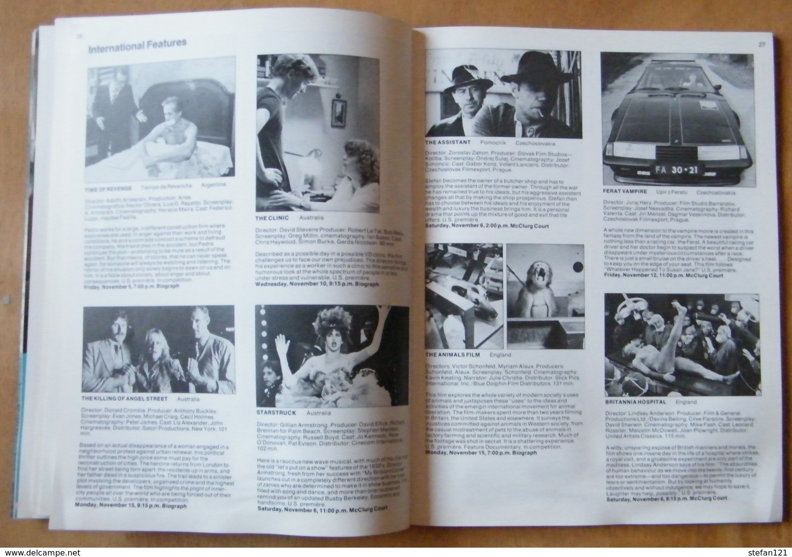 The Eighteenth Chicago International Film Festival - 1982 - 76 Pages 28 X 21,5 Cm - Art