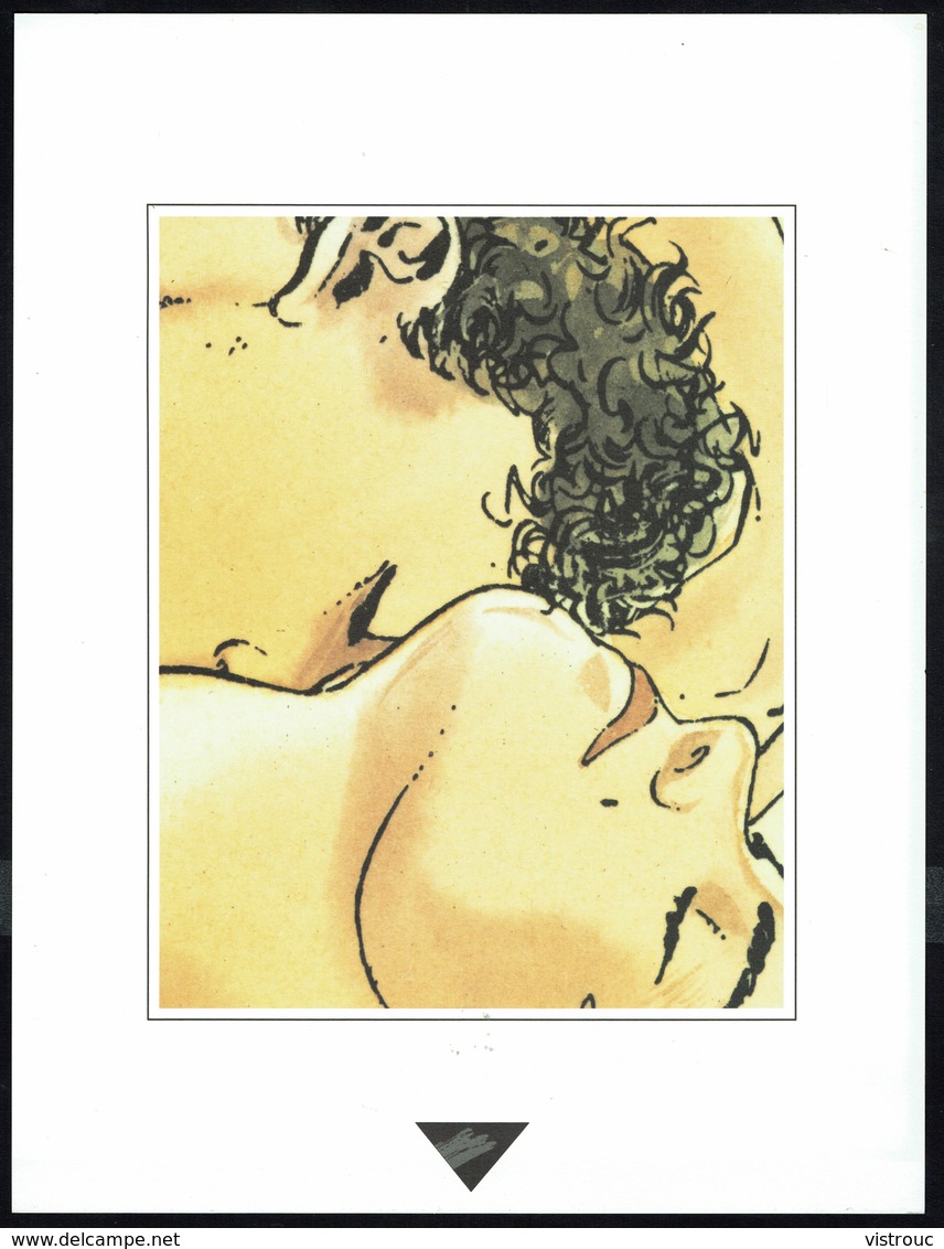 Visage Extrait De "LA FILLE AUX IBIS" De LAX Et GIROUD, Issu Du Porte-folio Collection "Aire Libre" 1993 (scan 2) - Affiches & Posters