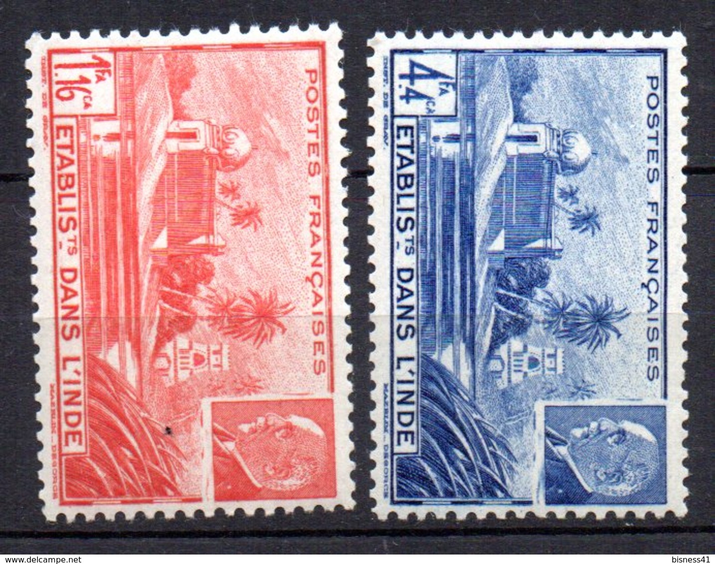 Col10    Inde  N° 126 & 127  Neuf X MH Cote : 1,40 Euro Cote 2015 - Unused Stamps