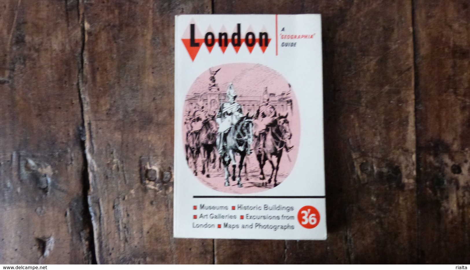 LONDON A GEOGRAPHIA GUIDE, 3'6, Années 60 - Europa