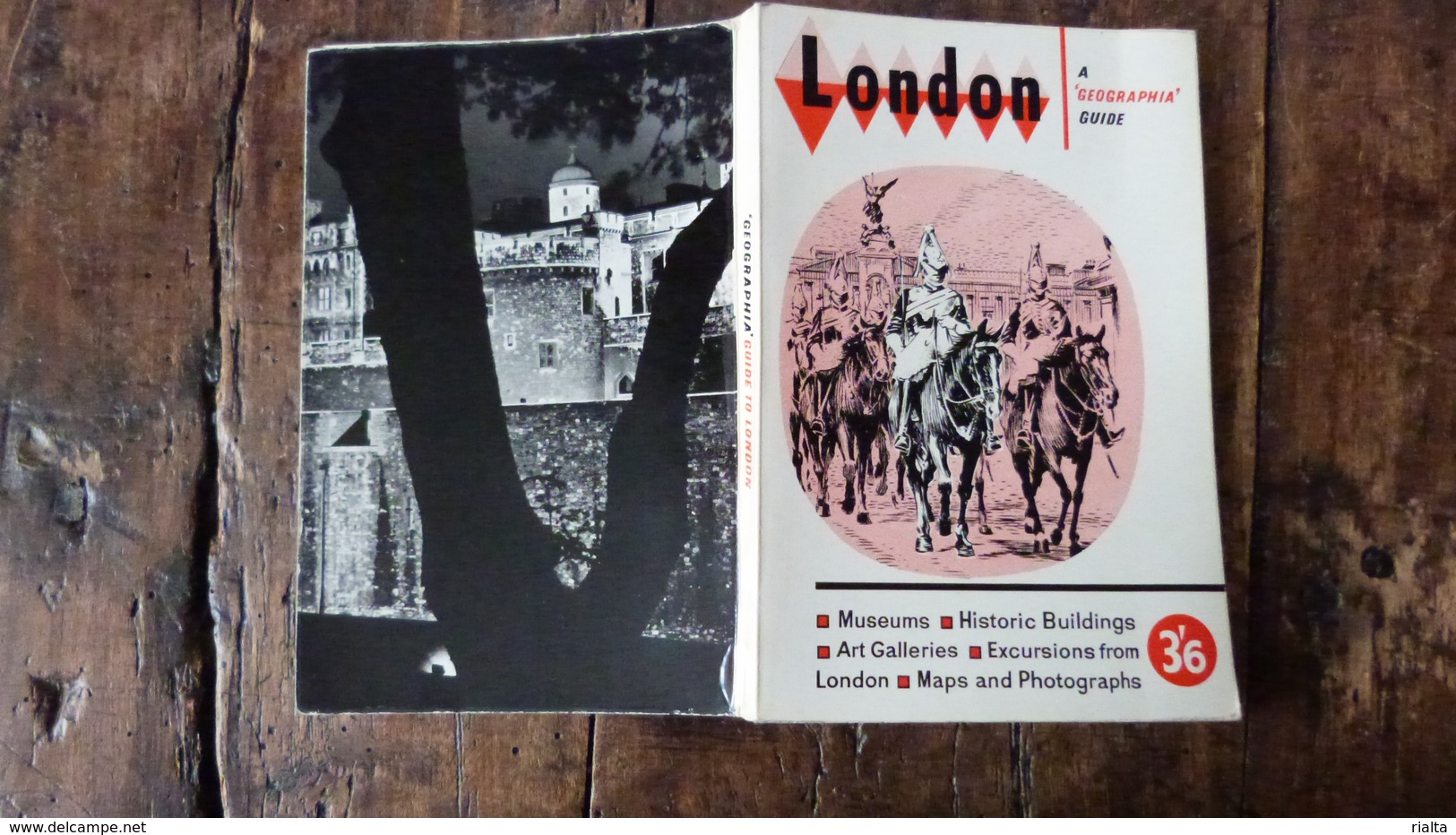 LONDON A GEOGRAPHIA GUIDE, 3'6, Années 60 - Europa