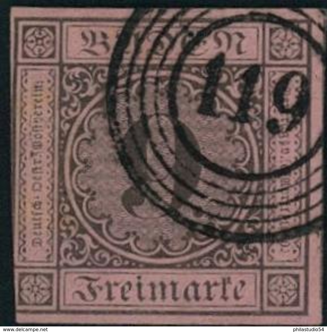 Württemberg Michel-Nr. 4B - Nummerstempel "119" - Sonstige & Ohne Zuordnung