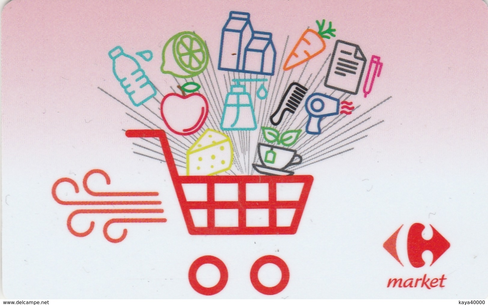 ## Carte  Cadeau  CARREFOUR MARKET   ##    Gift Card, Giftcart, Carta Regalo, Cadeaukaart - Cartes Cadeaux