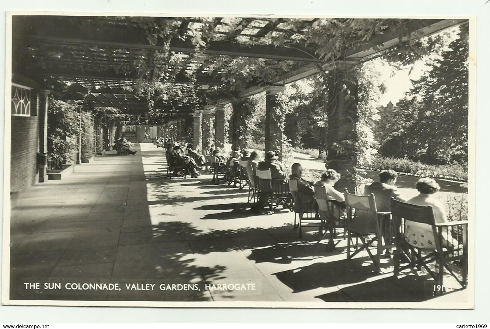 THE SUN COLONNADE, VALLEY GARDENS, HARROGATE  VIAGGIATA FP - Harrogate