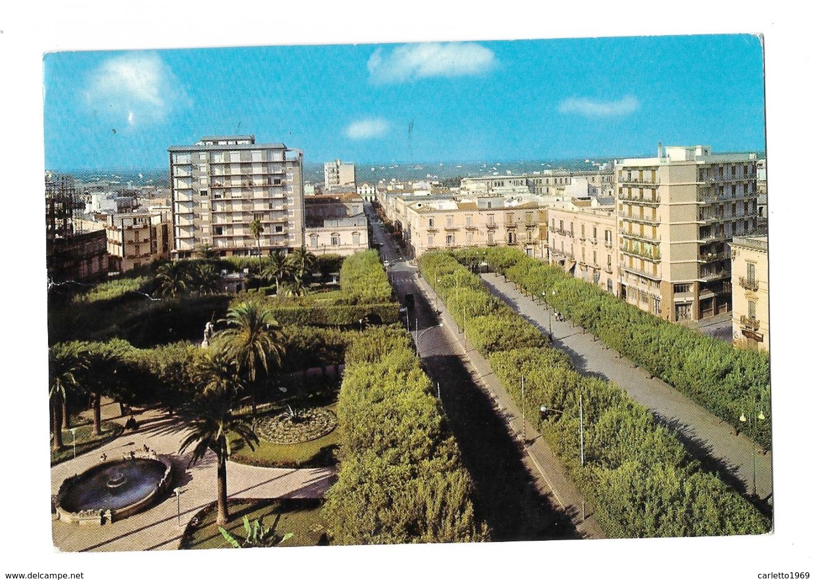 TRANI -PIAZZA VITTORIO EMANUELE- VIAGGIATA- FG - Trani