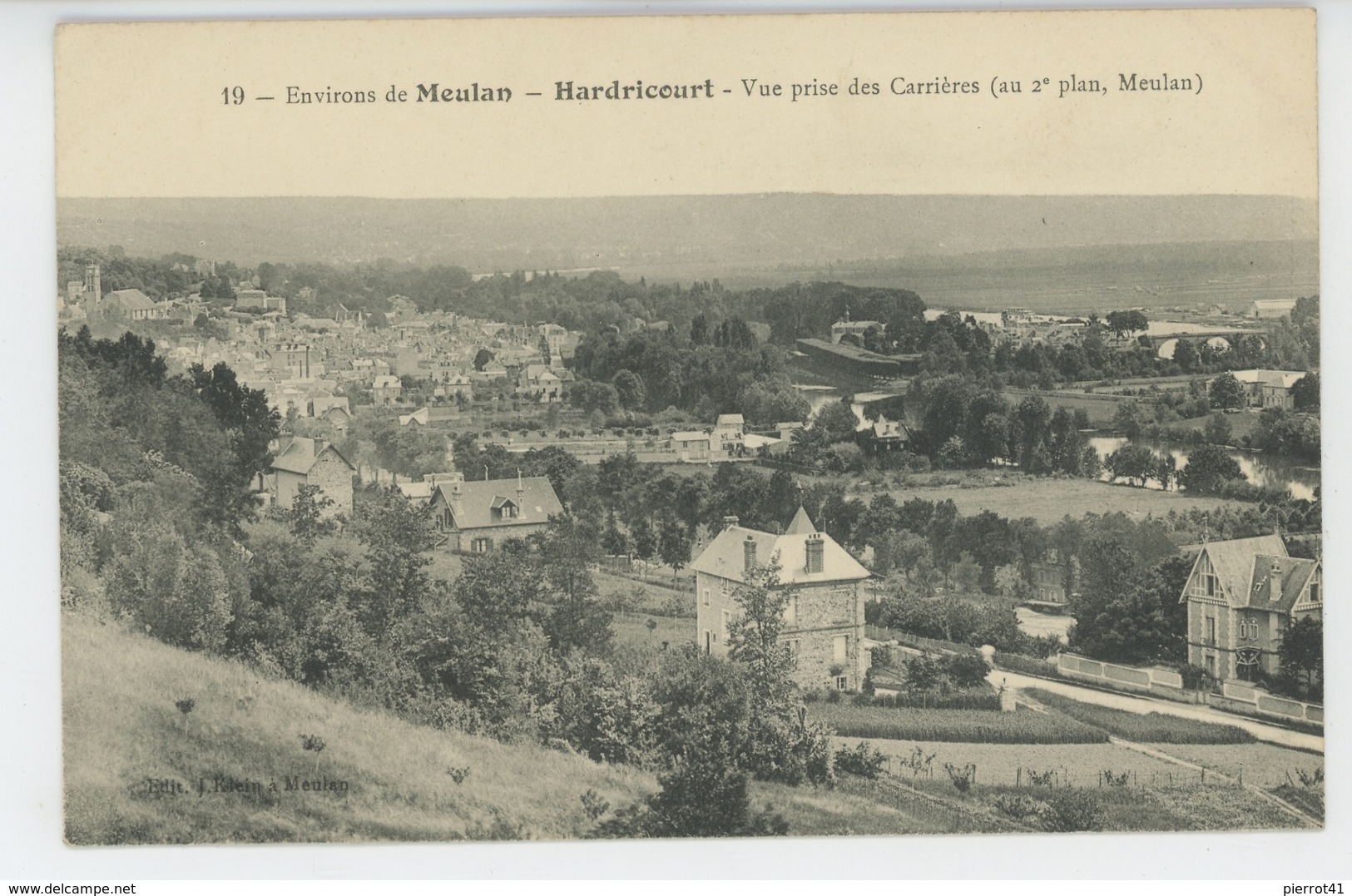MEULAN (environs) - HARDRICOURT - Vue Prise Des Carrières - Hardricourt