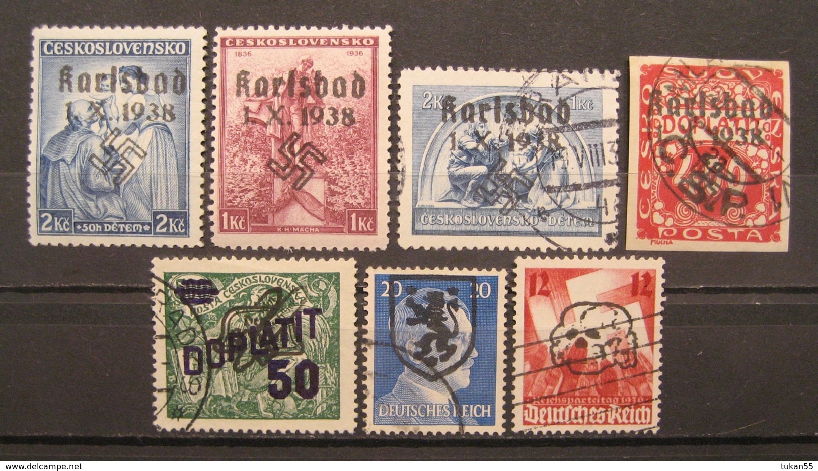 Dt.Reich Besetzungen 1938 - 1945 Aufdruck! Gestempelt&Postfrisch   (M225) - Besetzungen 1938-45