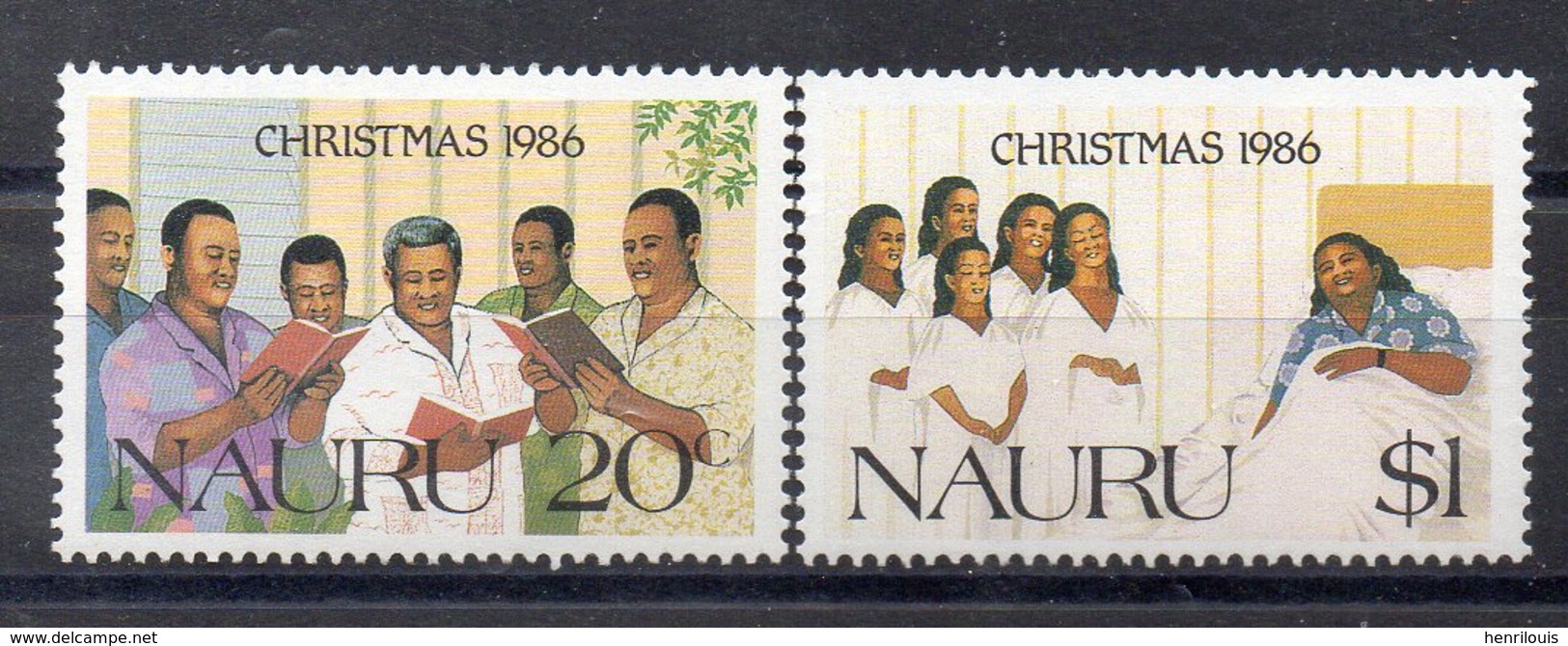 NAURU    Timbres Neufs ** De 1986  ( Ref 5789 )  NOEL - Nauru