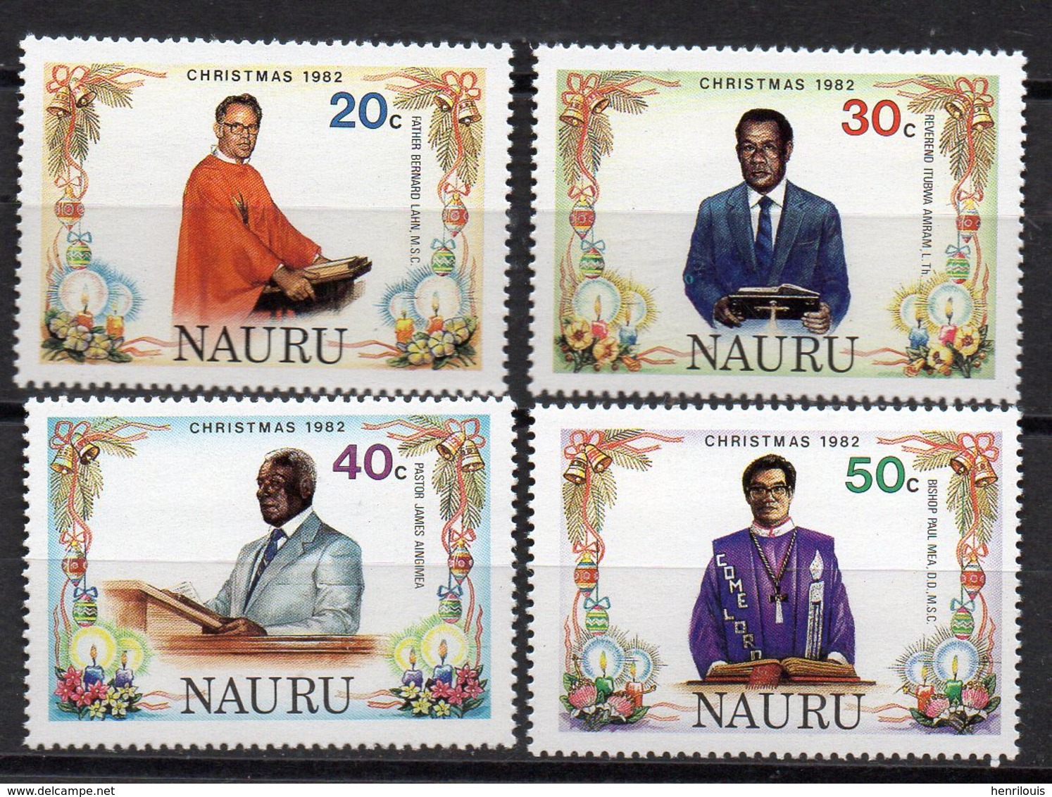 NAURU    Timbres Neufs ** De 1982  ( Ref 5793 )  NOEL - Nauru