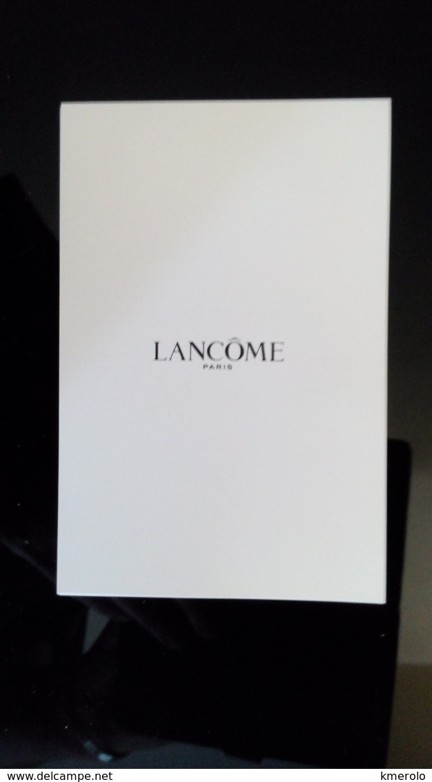 Lancome Parfum Carte Size Carte Postale - Modernes (à Partir De 1961)