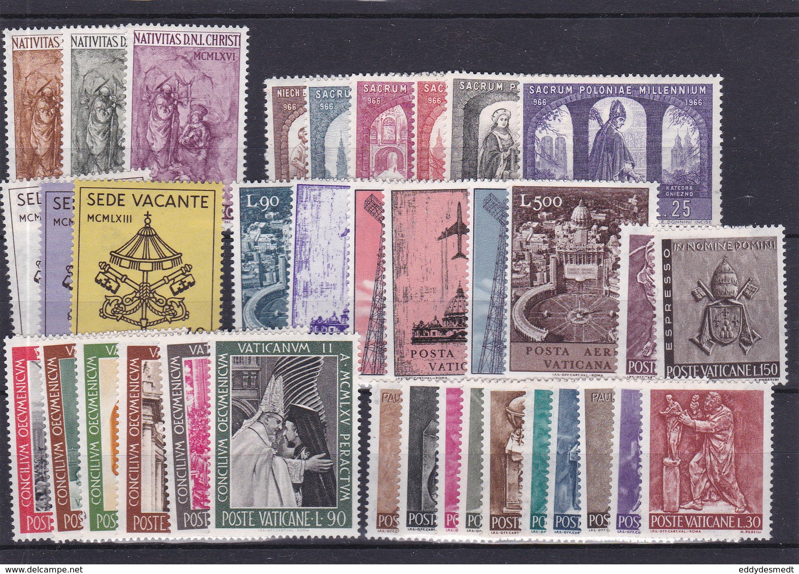 Lotje Vatikaan Kaart  A304 - Collections (sans Albums)