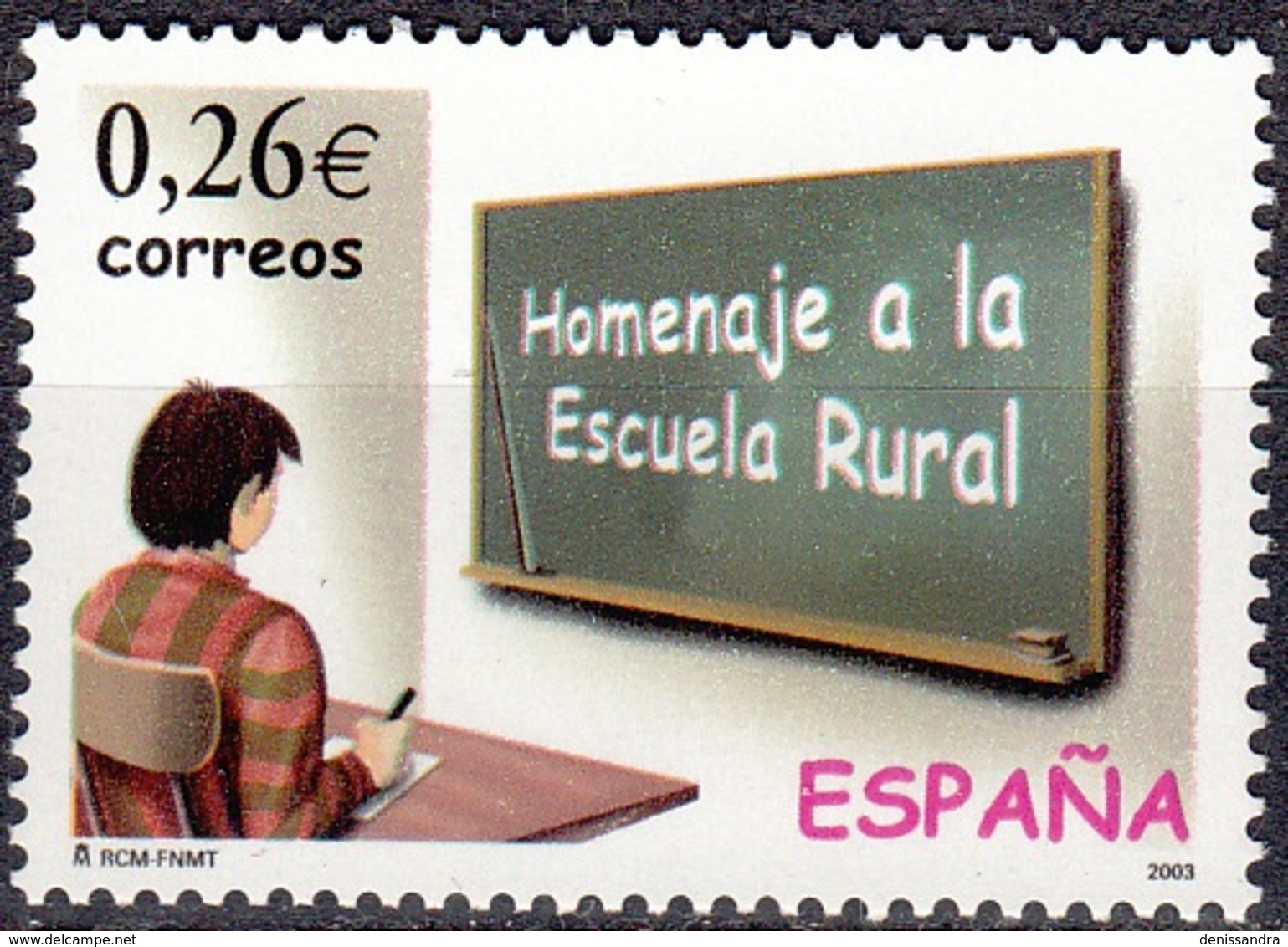 España 2003 Michel 3835 Neuf ** Cote (2008) 0.50 Euro Les écoles Rurales - Neufs