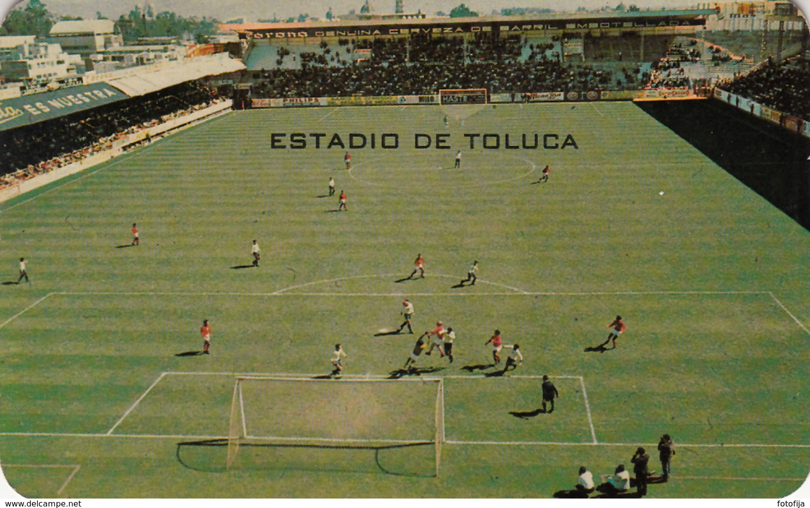 RPPC ESTADIO TOLUCA STADIUM MEXICO 1970 - Calcio