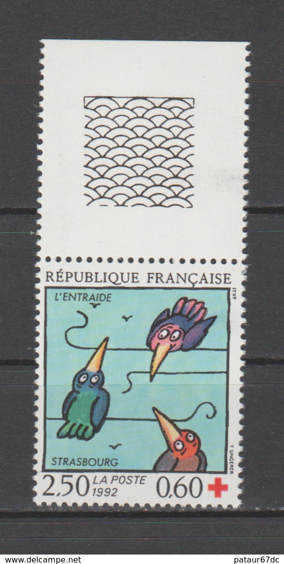 FRANCE / 1992 / Y&T N° 2783 (de Feuille) ** : Croix-Rouge (Tomi Ungerer) BdF - Gomme D'origine Intacte - Neufs