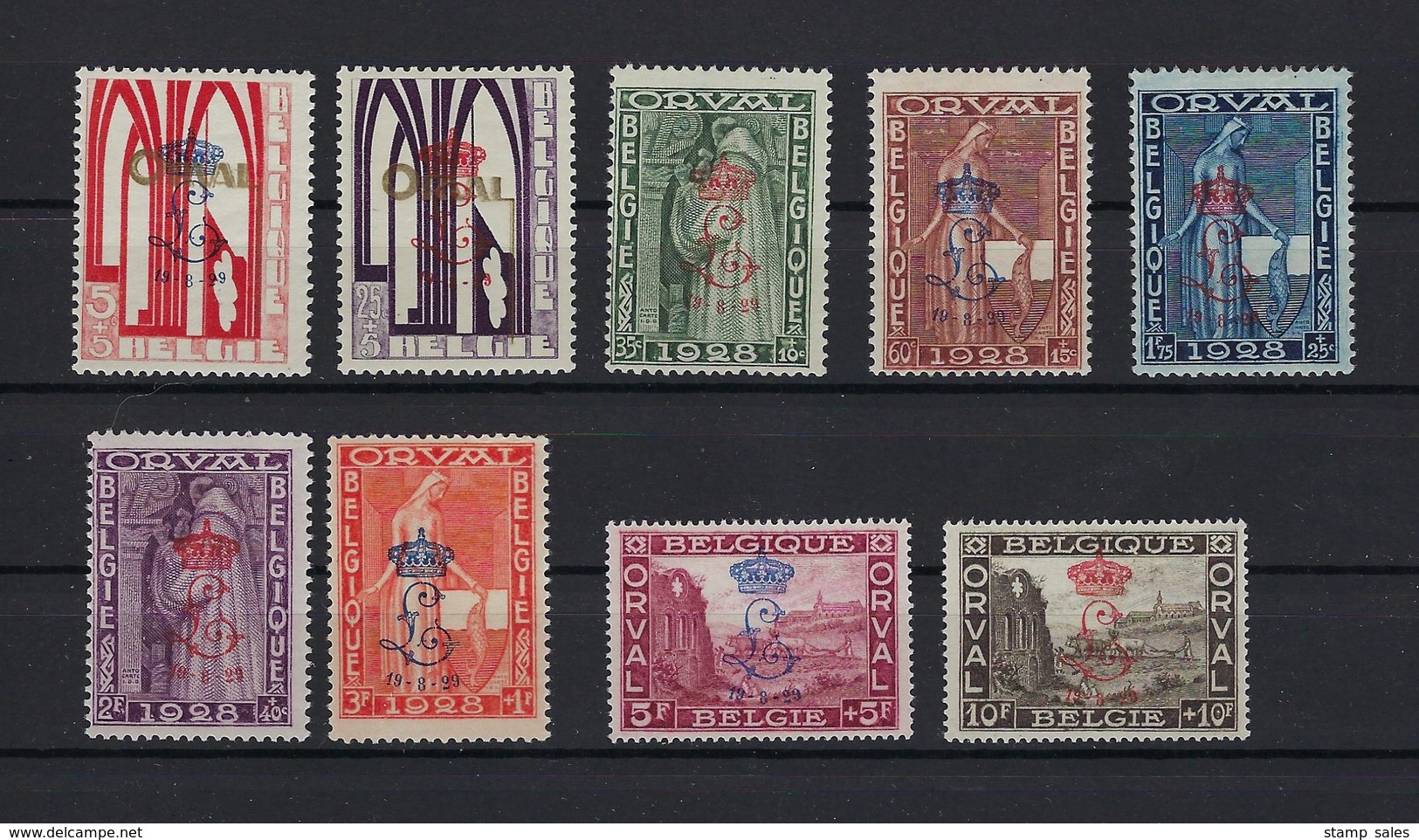 N°272A/272K MNH ** POSTFRIS ZONDER SCHARNIER COB € 1850,00 CERTIFICAAT Soeteman SUPERBE - Ungebraucht