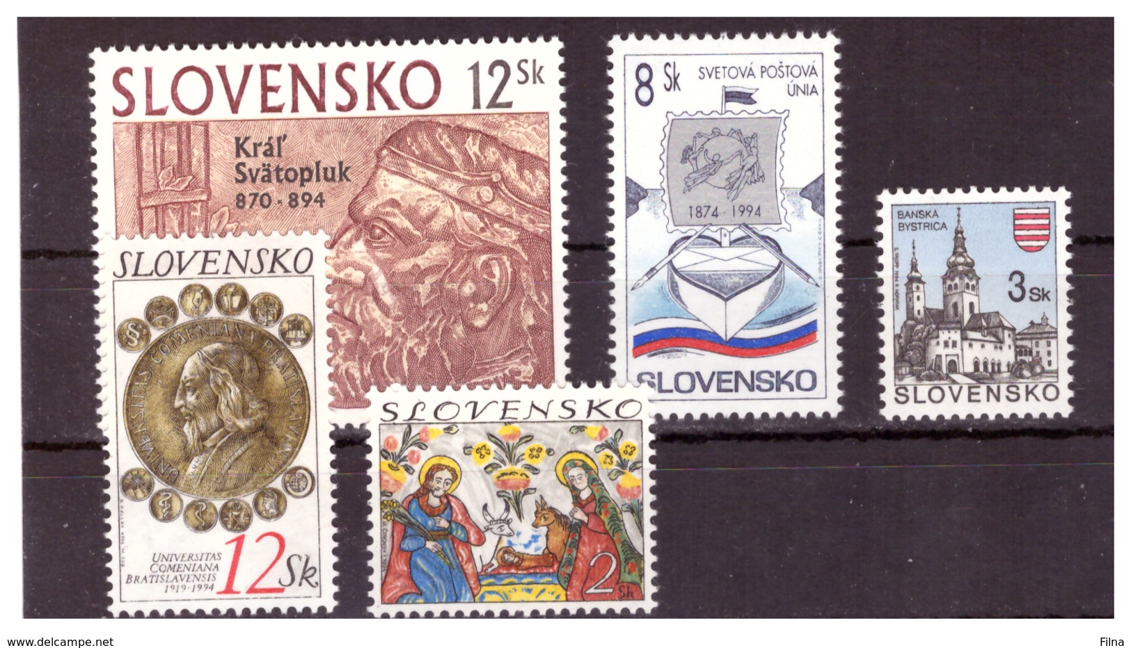 SLOVACCHIA - 1994 - ALCUNI VALORI. - MNH** - Nuevos