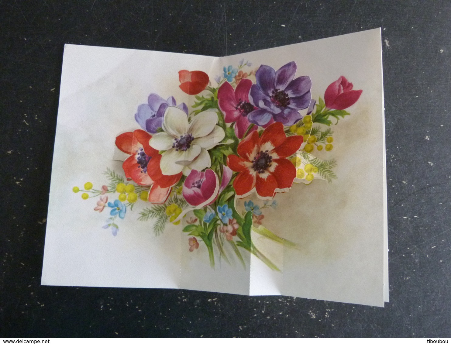 CARTE ANNIVERSAIRE FLORE FLEUR - Anniversaire