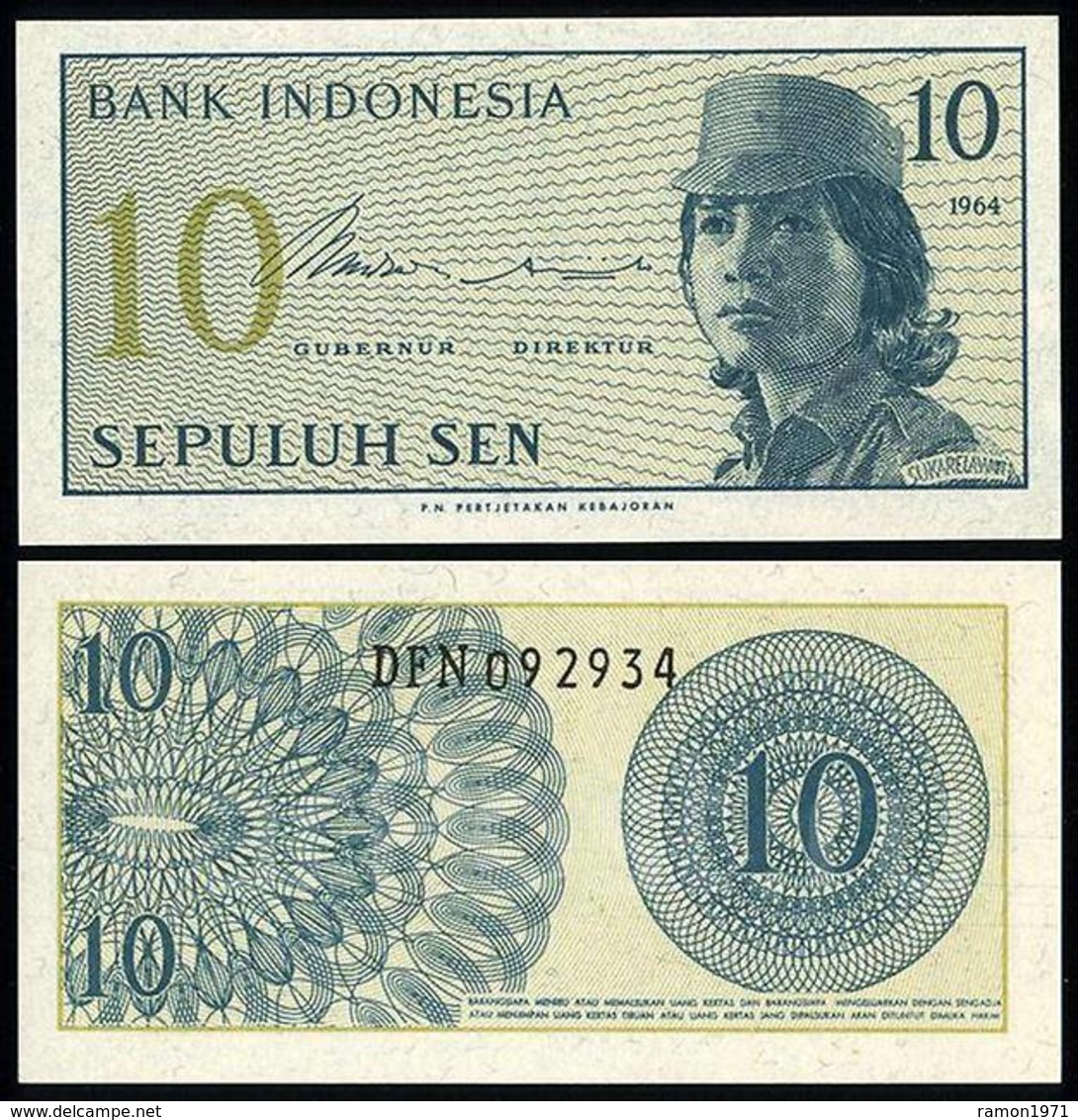 Indonesia - 10 Sen 1964 UNC - Indonesia