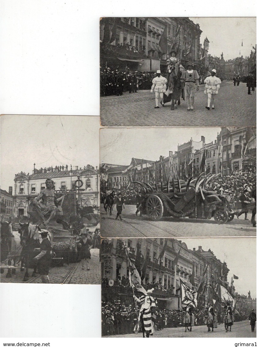 Antwerpen - Anvers : Cortège Colonial,6 Juin 1909 (12 Kaarten) - 5 - 99 Postkaarten