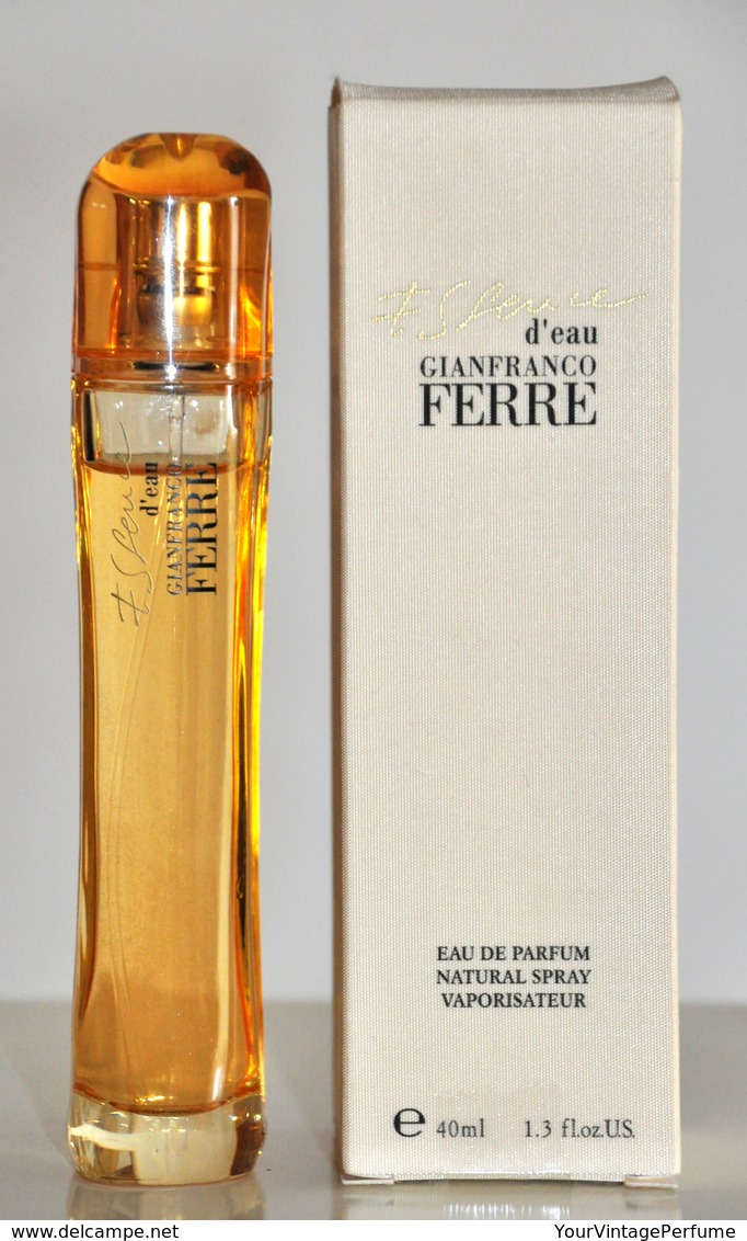 Gianfranco Ferrè Gff Essence D'Eau Eau De Parfum Edp Spray 40ml Fl. Oz. 1.3 Perfume Woman Rare Vintage Old 2003 - Women