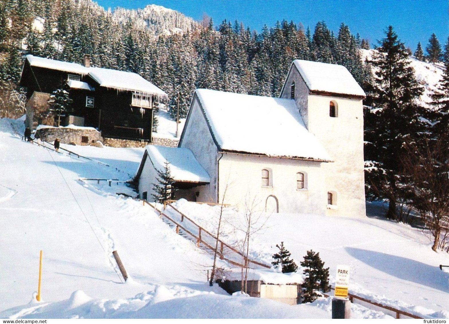 AKFL Liechtenstein Postcards Triesenberg Chapel St. Theodul Masescha - Stained Glasses St Joseph Church - Steg - Liechtenstein