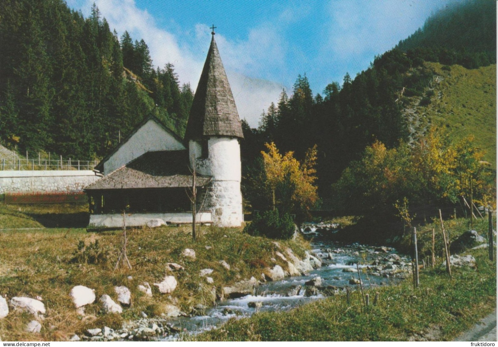 AKFL Liechtenstein Postcards Triesenberg Chapel St. Theodul Masescha - Stained Glasses St Joseph Church - Steg - Liechtenstein