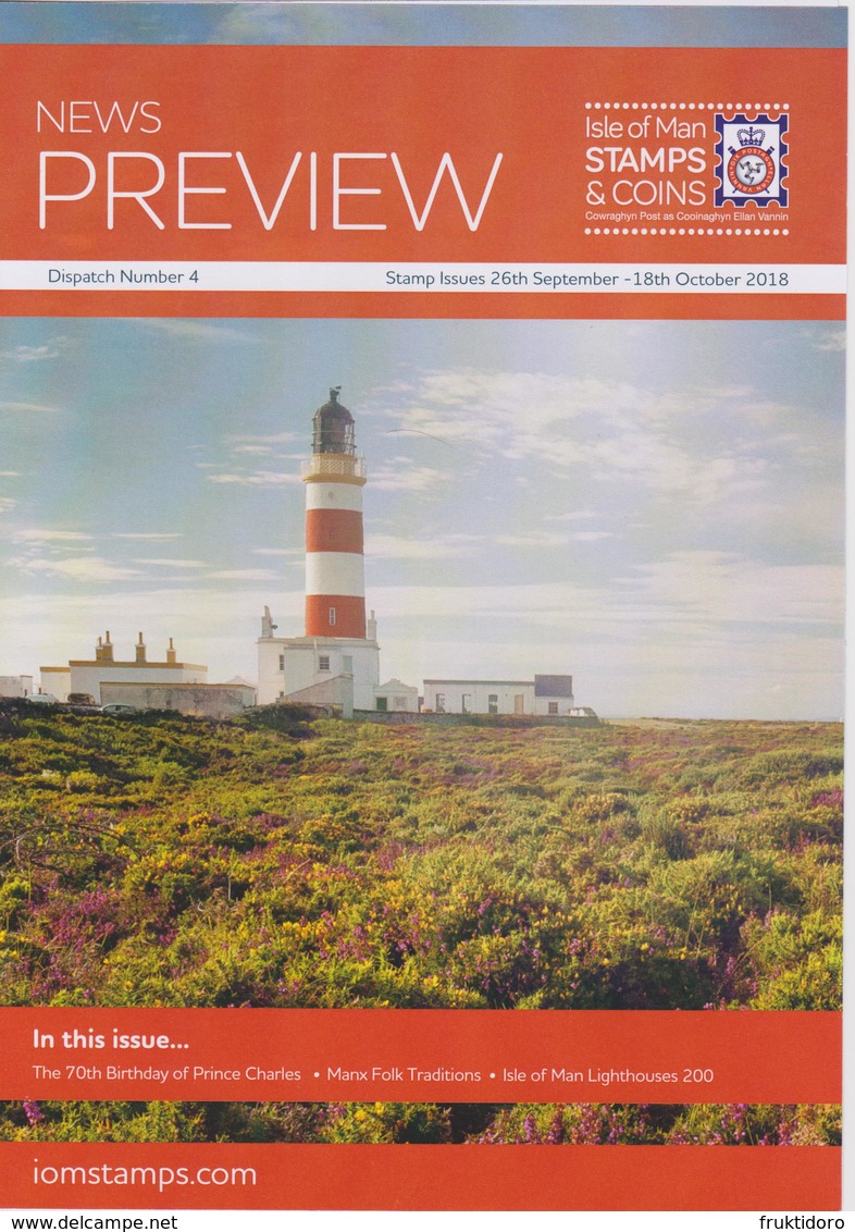 Isle Of Man Brochure Preview Nr 4 - 2018 - 70th Birthday Prince Charles - Manx Folk Traditions - Lighthouses - Man (Eiland)