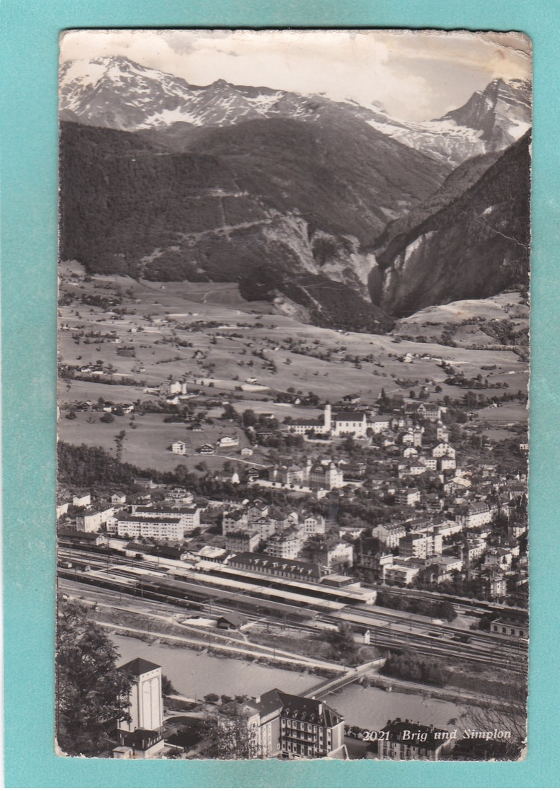 Old Post Card Of Brig Und Simplon, Valais, Switzerland ,R62. - Simplon