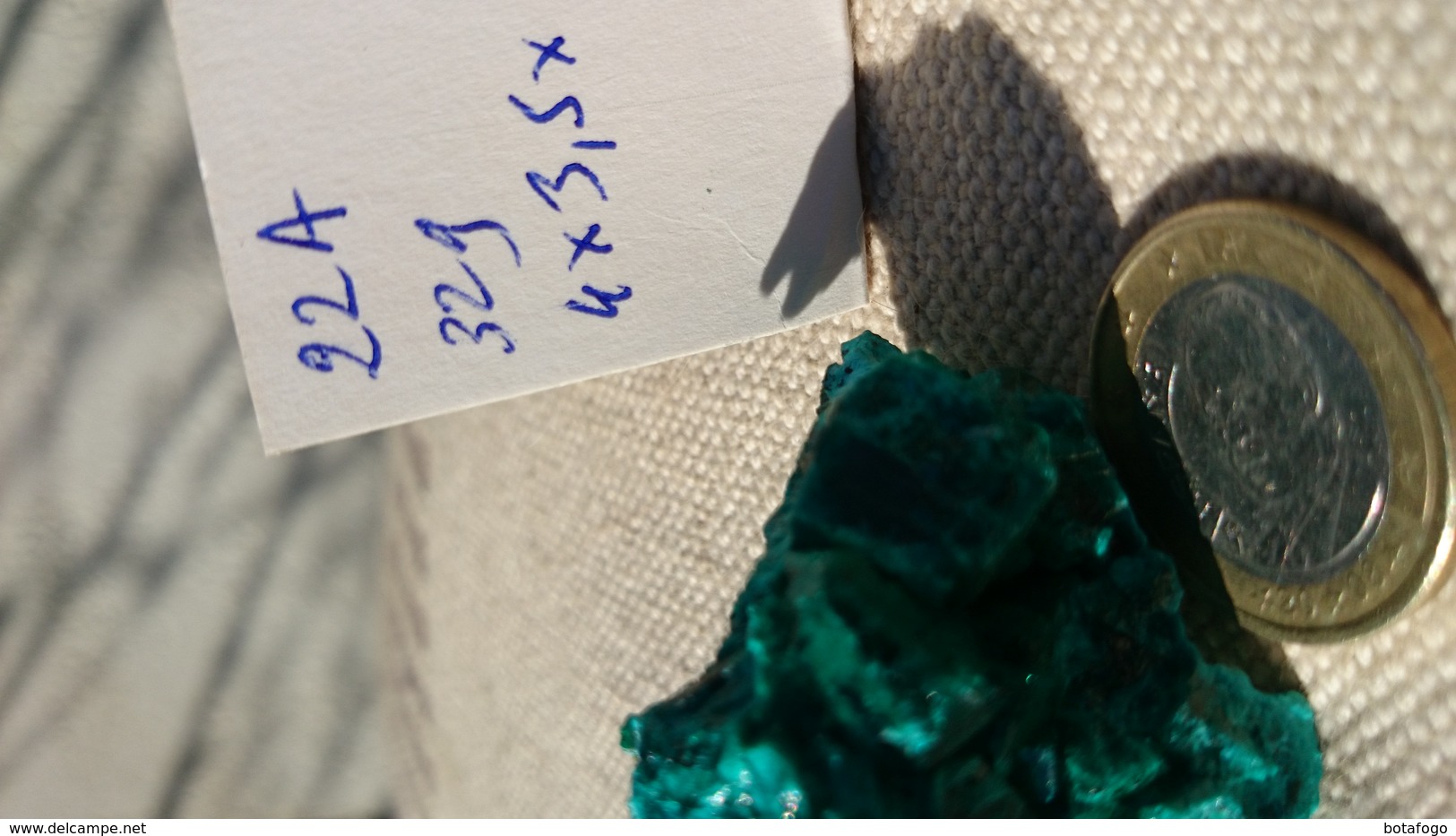 DIOPTASE (congo) 32grammes - Mineralen