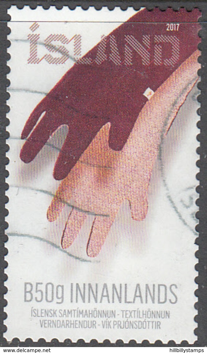 ICELAND    SCOTT NO.  1429     USED    YEAR  2017 - Oblitérés