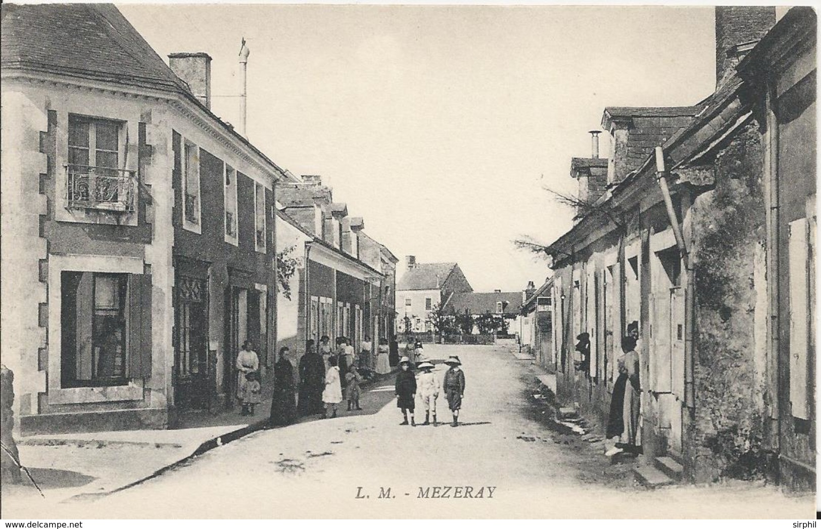 Carte Postale Ancienne De Mezeray Ayant Pas Voyagée - Autres & Non Classés