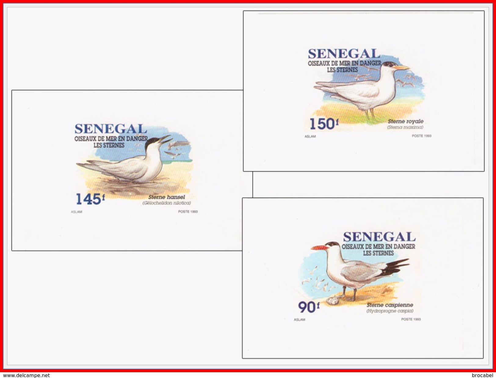 Senegal 1153/55  3 Feuillets De Luxe - Sénégal (1960-...)