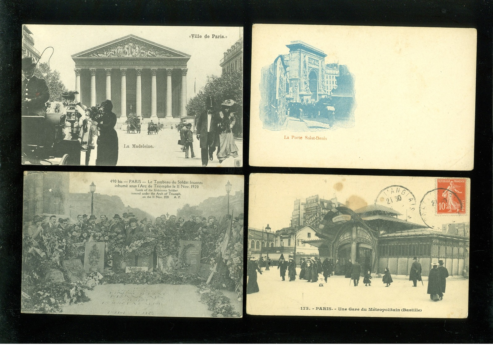 Beau lot de 60 cartes postales de France ( 75 )  Paris       Mooi lot van 60 postkaarten van Frankrijk Parijs - 60 scans