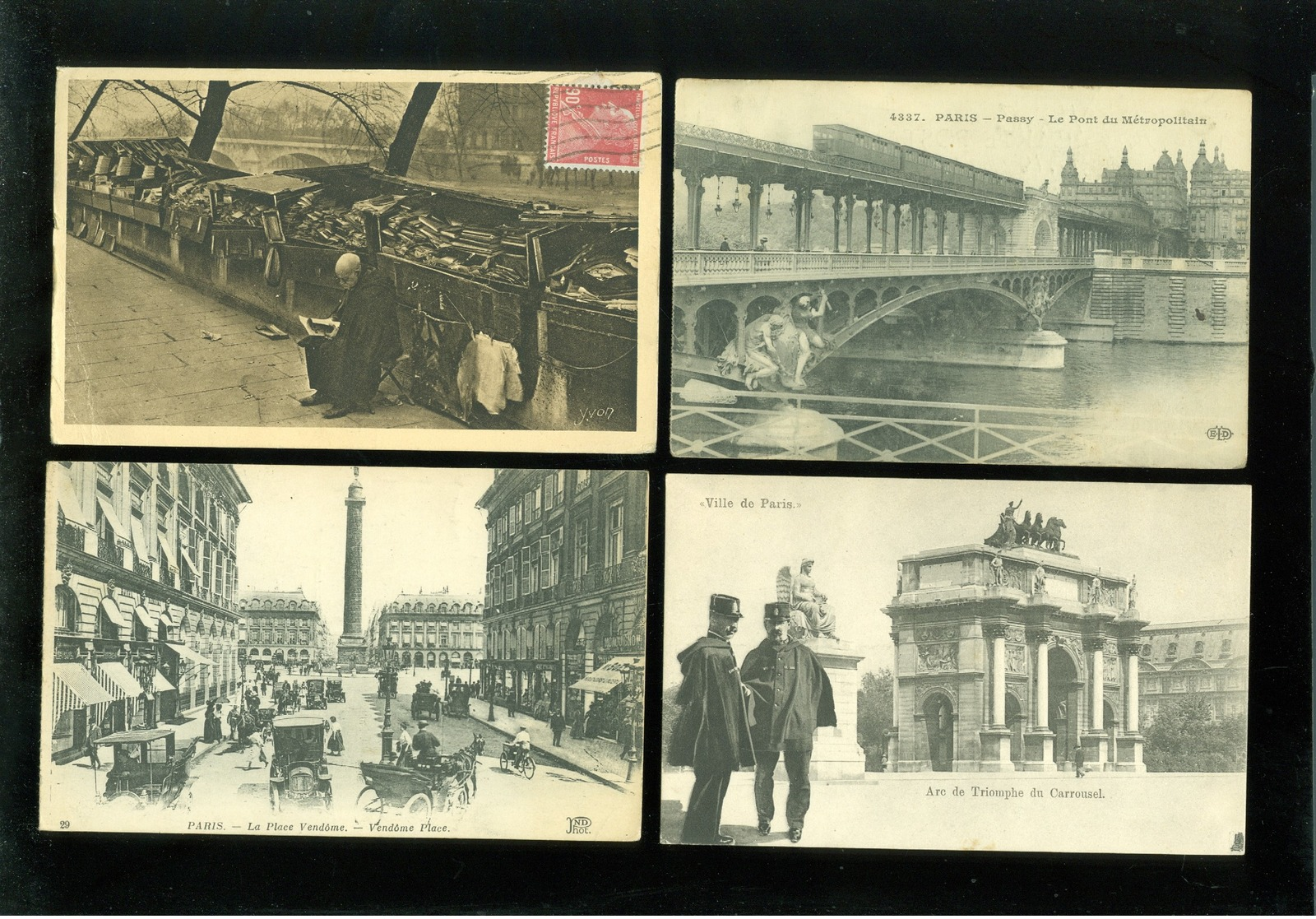 Beau lot de 60 cartes postales de France ( 75 )  Paris       Mooi lot van 60 postkaarten van Frankrijk Parijs - 60 scans