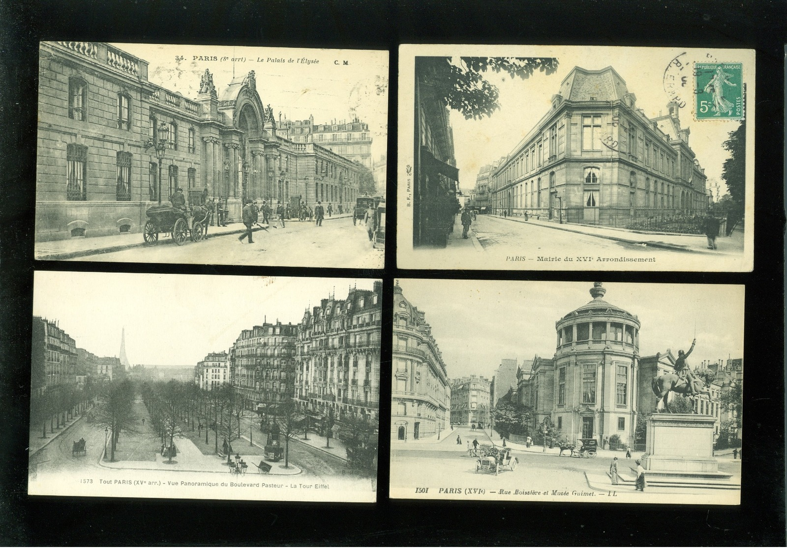 Beau lot de 60 cartes postales de France ( 75 )  Paris       Mooi lot van 60 postkaarten van Frankrijk Parijs - 60 scans