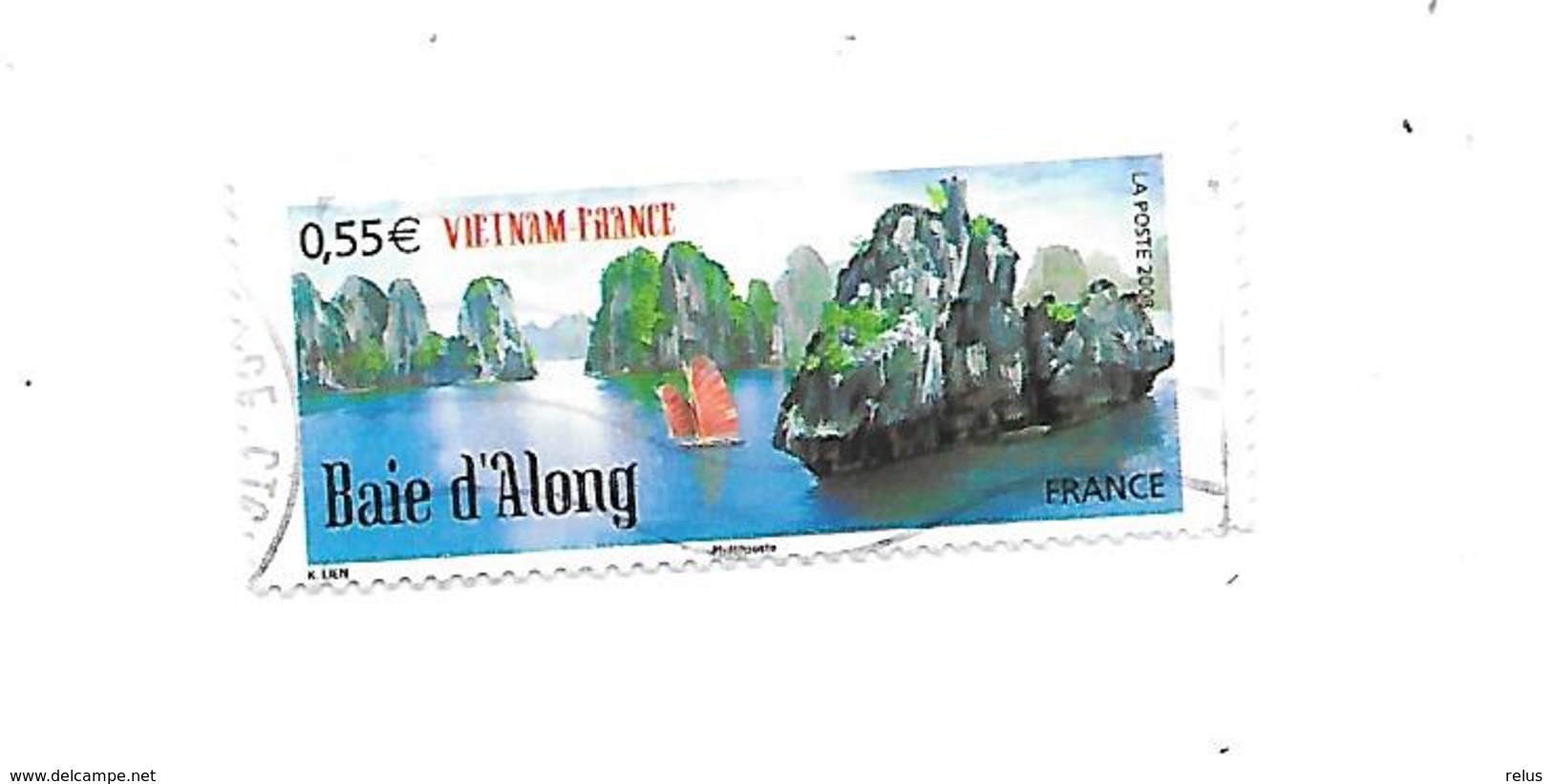 Paysages De France Et Du Vietnam 4284 Oblitéré 2008 - Usati