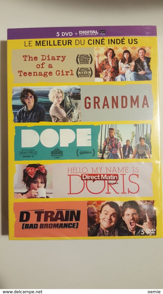 LOT DE 5 DVD  / THE DIARY OF THE TEENAGE GIRL/GRANDMA/DOPE/DORRIS/D TRAIN - Verzamelingen, Voorwerpen En Reeksen