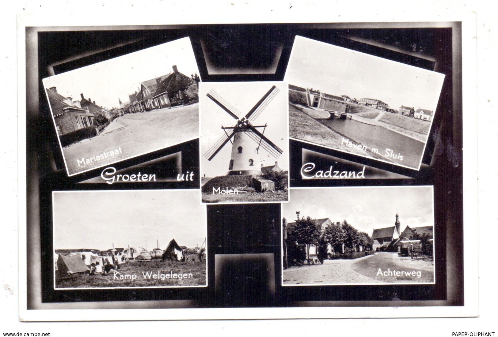 NL - ZEELAND - CADZAND, Mariastraat, Achterweg, Haven M. Sluis, Camping, Molen, - Cadzand