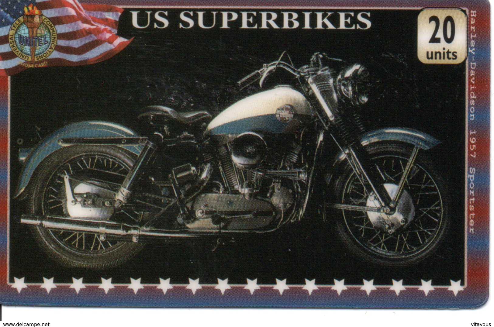 Carte Prépayée US Superbikes Moto Motor Card (G 451) - Verzamelingen