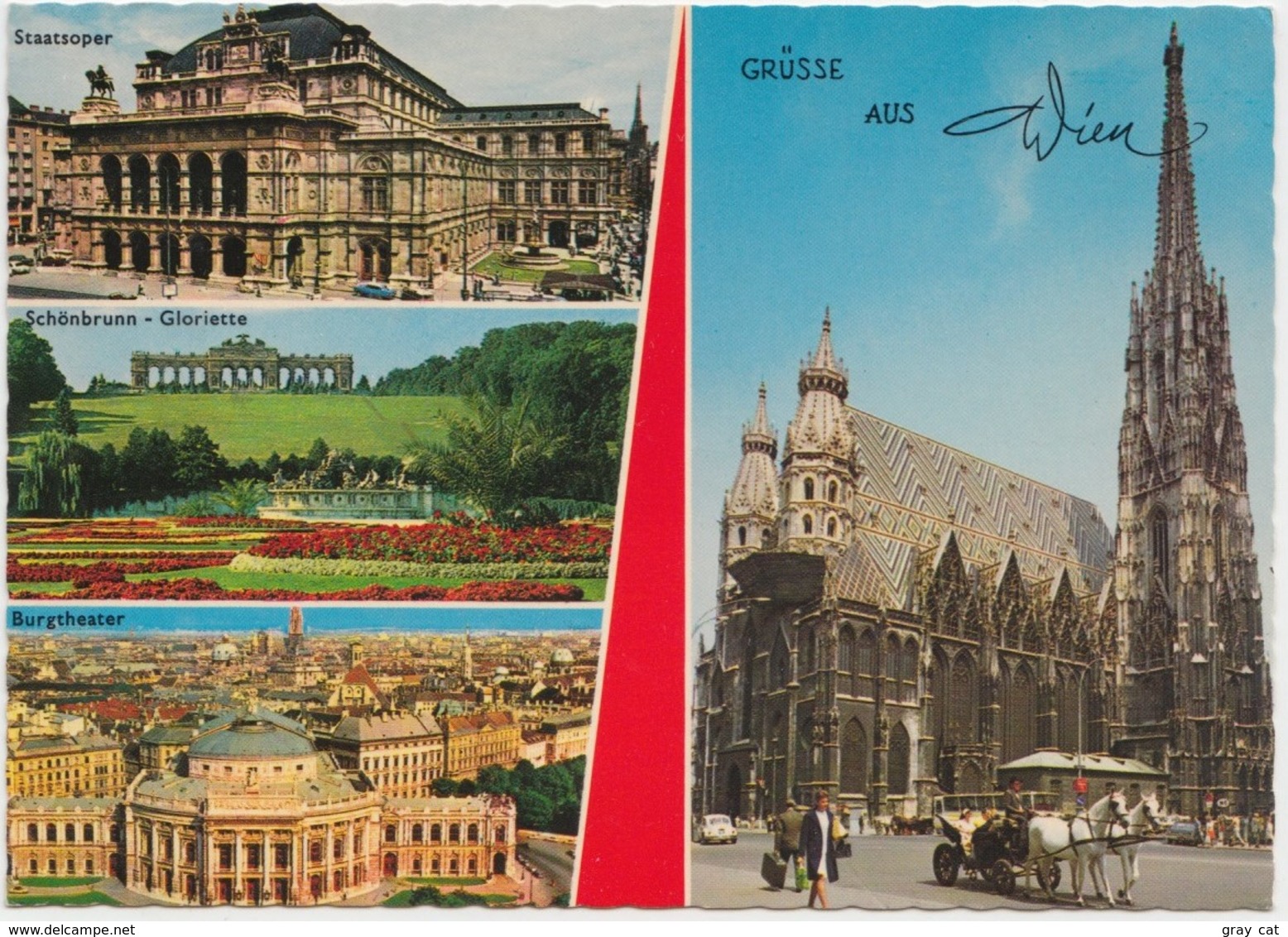 Grusse Aus Wien, Greetings From Vienna, Austria, 1979 Used Postcard [22078] - Other & Unclassified